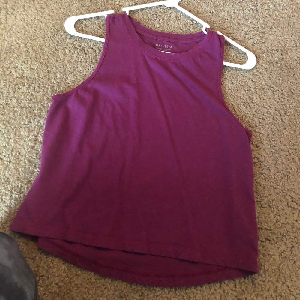 Athleta flowy crop